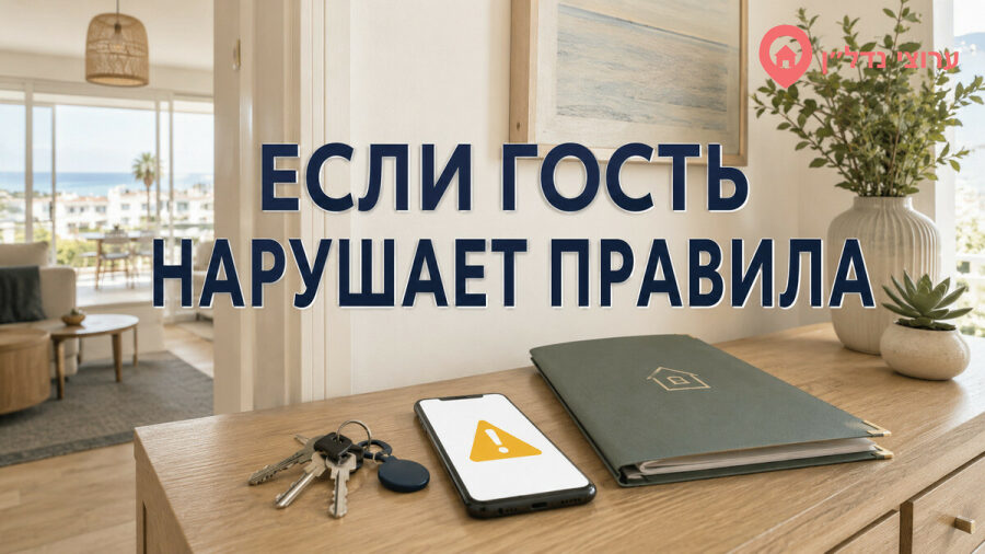 Что делать, если гость нарушает правила проживания