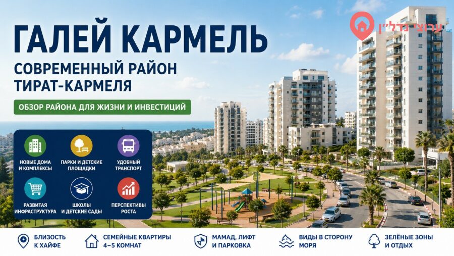 Галей Кармель (גלי כרמל) : современный район Тират-Кармеля
