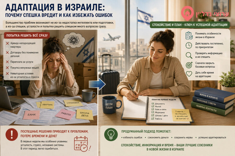 Ошибки новых репатриантов в Израиле: чего стоит избегать в первые месяцы жизни