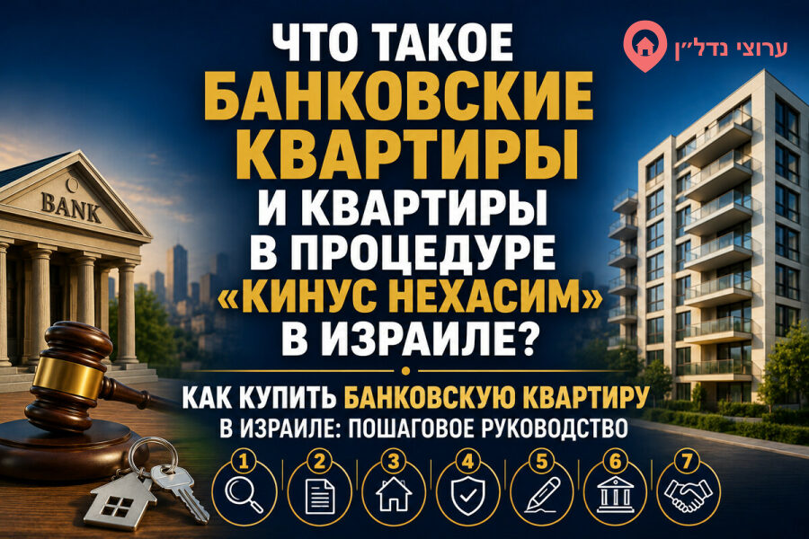 Как купить банковскую квартиру в Израиле: пошаговое руководство