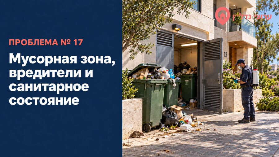 Мусорная зона, вредители и санитарное состояние