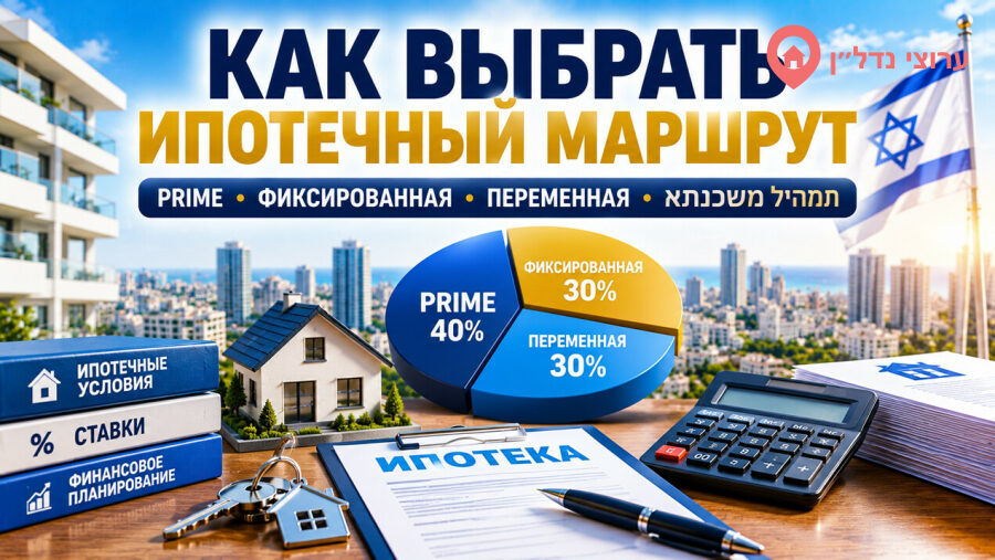 Как выбрать ипотечный маршрут (Тамиль Машканта) в Израиле