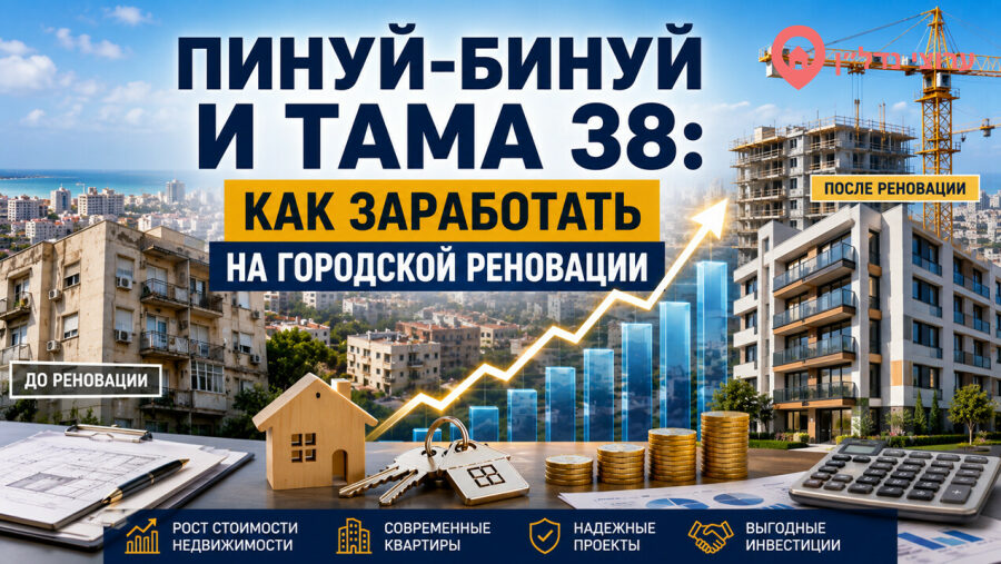 Пинуй-Бинуй и ТАМА 38: как заработать на городской реновации