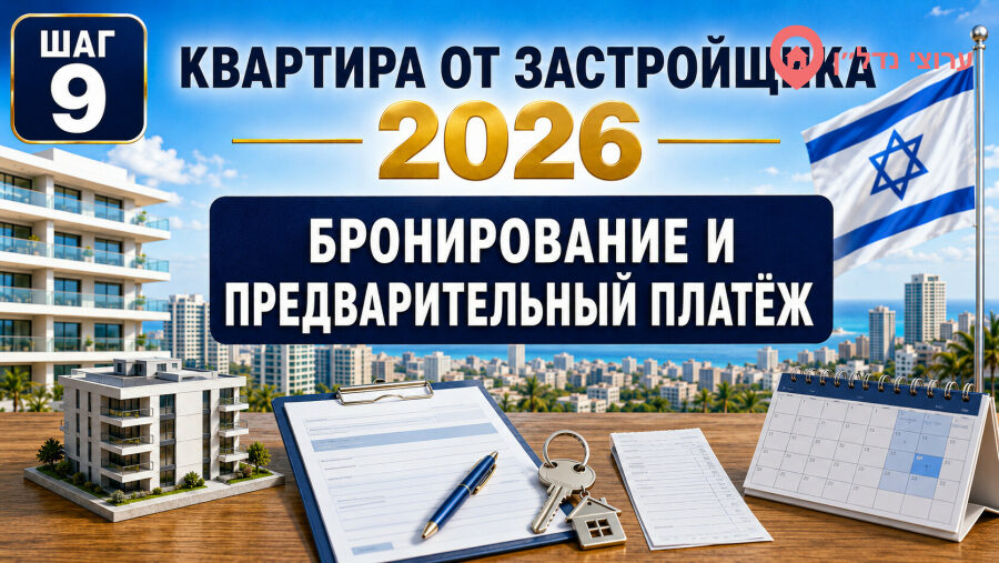Форма бронирования и предварительный платёж за новостройку