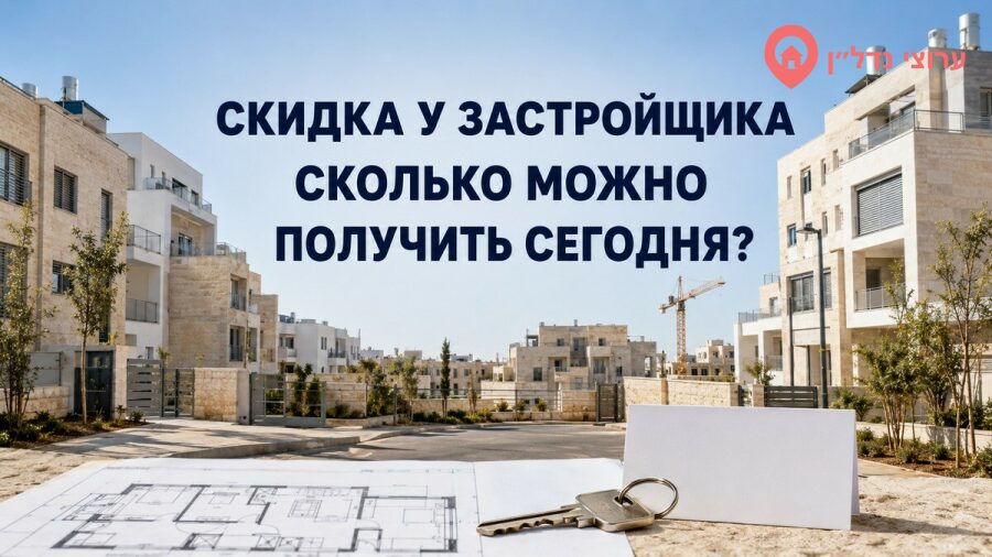 Какую скидку сегодня можно получить у застройщика в Израиле