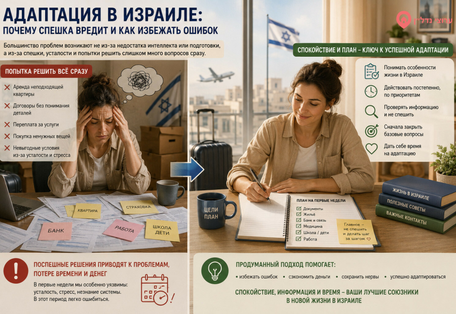 Ошибки новых репатриантов в Израиле: чего стоит избегать в первые месяцы жизни
